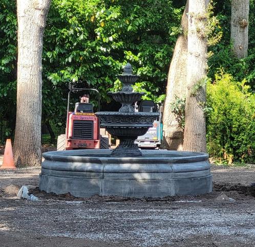 Verdiepte rand met fontein, Tuin en Terras, Waterpartijen en Fonteinen, Nieuw, Fontein, Beton, Ophalen of Verzenden