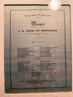 Menu unique 1846 Liège, Enlèvement ou Envoi