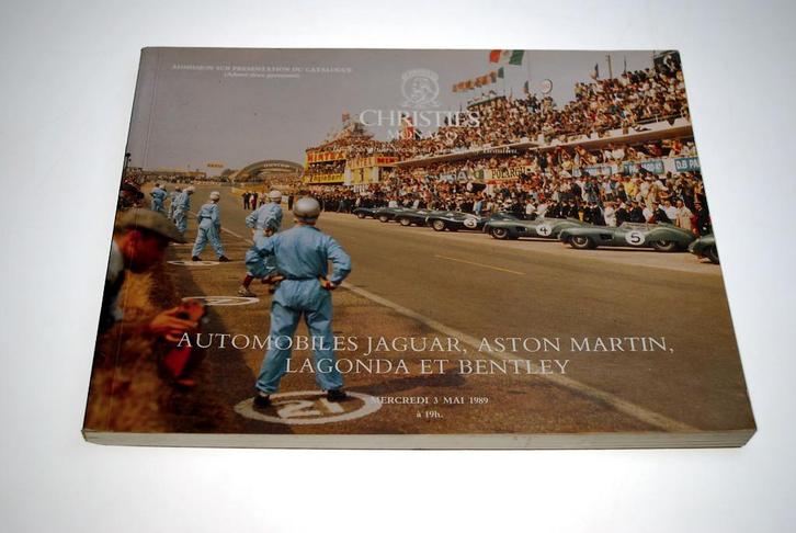 CHRISTIE'S MONACO Jaguar Aston Martin Lagonda Bentley 1989, Boeken, Auto's | Boeken, Gelezen, Algemeen, Ophalen of Verzenden