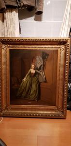 Een schilderij van Louis Coulon 1852., Ophalen of Verzenden