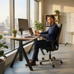 Y-DESK Zit-Sta Bureau Elektrisch diverse kleurcombinaties, Enlèvement, Électrique, Neuf, Bureau