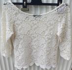 Witte kanten blouse maat XS van Groggy van JBC, Kleding | Dames, Blouses en Tunieken, Ophalen of Verzenden, Maat 34 (XS) of kleiner