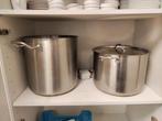 Inox kookpotten 40 en 30l., Ophalen, Zo goed als nieuw, Inox