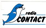 STICKER   RADIO  CONTACT, Verzamelen, Nieuw, Film, Tv of Omroep, Verzenden