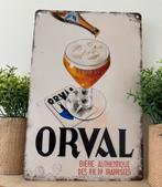 Metalen reclamebord Orval, Ophalen of Verzenden, Nieuw, Reclamebord, Plaat of Schild