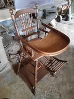 Chaise de bébé en bois ancienne année 50, Enlèvement