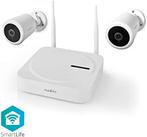 Nedis camerasysteem met 2 camera's en HD van 2Tb, Audio, Tv en Foto, Videobewaking, Ophalen, Gebruikt, Buitencamera
