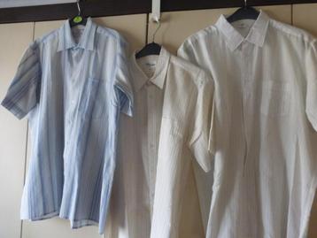 3 shirts met korte mouwen *** 6€ voor de 3 *** beschikbaar voor biedingen