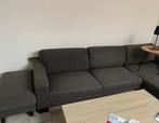 Hoekzetel 5 personen + extra poef 2 personen, Huis en Inrichting, Zetels | Zetels en Chaises Longues, Ophalen of Verzenden, Stof