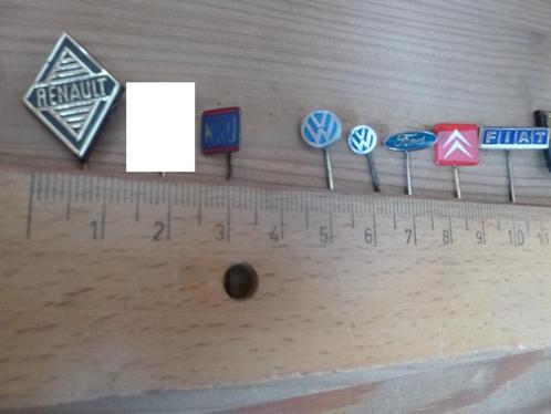 10x Pin, VW Audi NSU Fiat Honda Ford Citroen, Verzamelen, Speldjes, Pins en Buttons, Gebruikt, Speldje of Pin, Transport, Verzenden