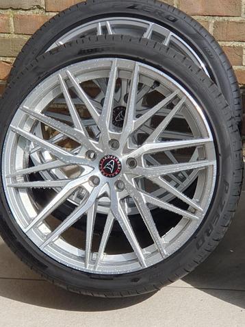4 VW-, Audi-, Cupra Ateca-velgen + Pirelli-banden beschikbaar voor biedingen