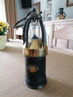 Antieke mijnwerkerslamp, Ophalen, Koper