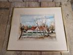 Aquarel A Dewulf 1991, Antiek en Kunst, Kunst | Schilderijen | Klassiek, Ophalen