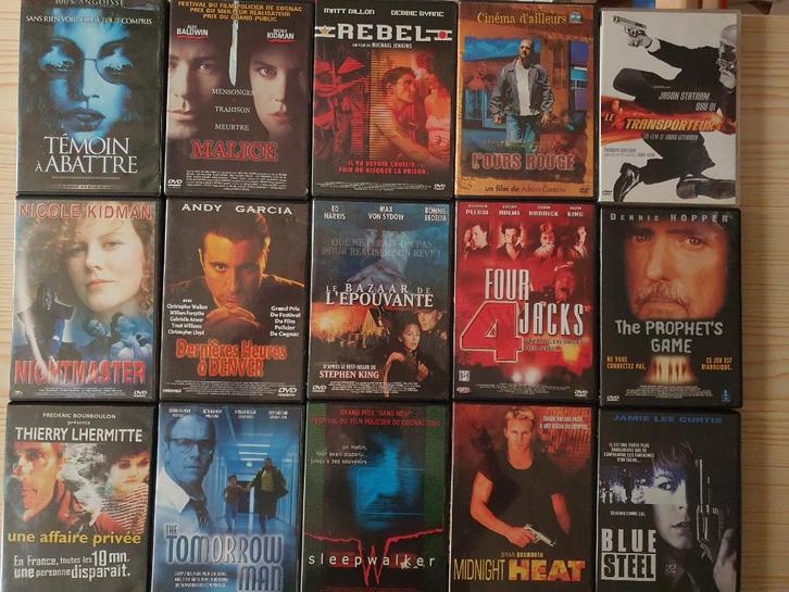 120 DVD - lot ou à la pièce, Cd's en Dvd's, Dvd's | Overige Dvd's, Gebruikt, Ophalen