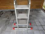 Vouwladder 4 x 3 treden, 2 tot 4 meter, Ladder, Gebruikt, Opvouwbaar of Inschuifbaar
