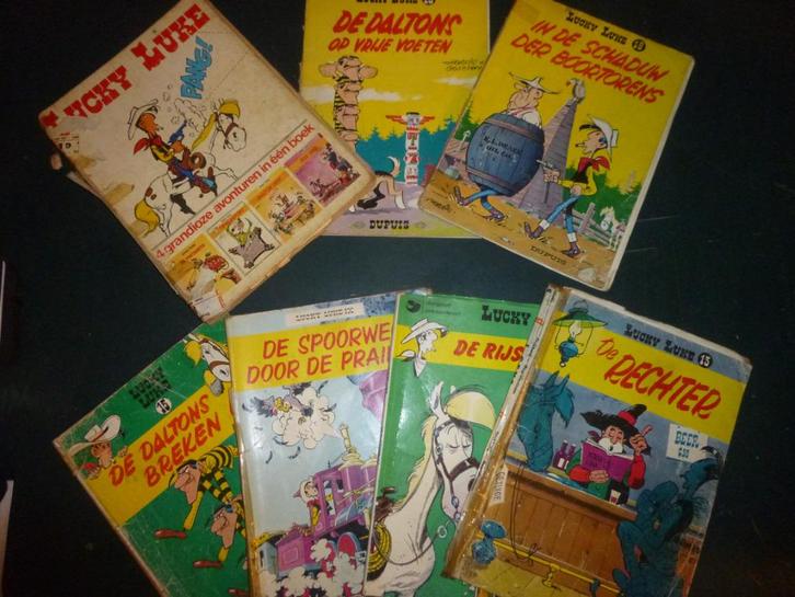 Strips Lucky Luke, Livres, BD, Utilisé, Plusieurs BD, Enlèvement