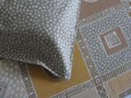 Beige/oker 1-persoons dekbedovertrek + sloop., Ophalen of Verzenden, Zo goed als nieuw, Beige, Dekbedovertrek