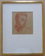 ALBERT VAN DYCK / ZELFPORTRET / ORIGINEEL / 61x48cm / KADER, Antiek en Kunst, Ophalen of Verzenden