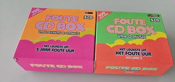 Foute CD Box Van Q Music (Volume 1 en  2) disponible aux enchères