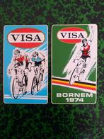 2 stickers wielrennen Visa, Verzamelen, Sport, Ophalen of Verzenden, Zo goed als nieuw