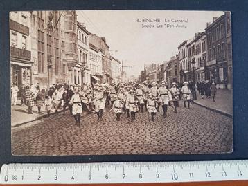 Postkaart Binche Le Carnaval Société Les Don Juan DELHAIZE beschikbaar voor biedingen