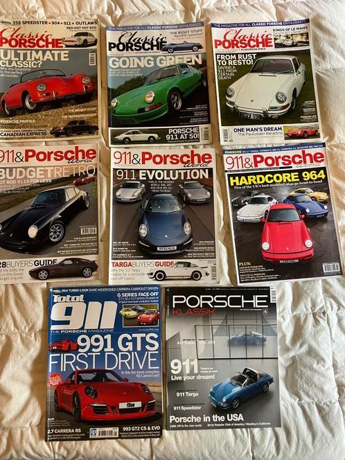 8 porsche magazines als lot engelstalig. 911, Boeken, Auto's | Folders en Tijdschriften, Zo goed als nieuw, Porsche, Ophalen of Verzenden