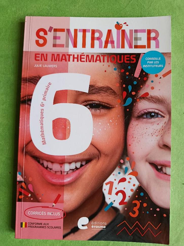 S'entrainer et Mathématiques - 6e primaire, Livres, Livres scolaires, Comme neuf, Mathématiques A, Enlèvement ou Envoi