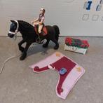 schleigh paardje met rose set en bloembak 15€ vast!, Enlèvement, Utilisé
