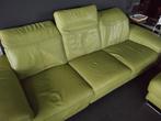 Gratis lederen 3-zit met relax functie., Huis en Inrichting, Ophalen, Gebruikt, Driepersoons, Leer