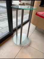 Glazen bijzettafel., Ophalen, Zo goed als nieuw