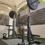 Atx squatstands 750, incl. verbindingsbeugel. Nieuwstaat!, Sports & Fitness, Équipement de fitness, Comme neuf, Enlèvement ou Envoi