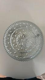 Retro plafondlamp, Ophalen of Verzenden, Gebruikt, Glas, Retro