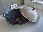 Wok, Ophalen, Gebruikt, Gietijzer, Keramische plaat