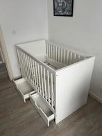 Kinderbedje, Huis en Inrichting, Ophalen, Eenpersoons, Wit, Verstelbaar