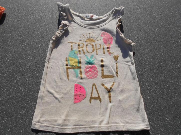 topje H&M mt 98/104, Kinderen en Baby's, Kinderkleding | Maat 98, Gebruikt, Meisje, Shirt of Longsleeve, Ophalen of Verzenden