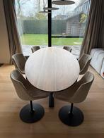 Ovale eettafel - Dirk Jisk - Notenwortelhout, Huis en Inrichting, Tafels | Eettafels, Ophalen, Zo goed als nieuw