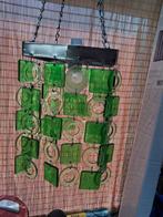Vintage groene kroonluchter, Huis en Inrichting, Lampen | Kroonluchters, Ophalen, Gebruikt