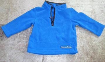 Blauwe sweater met rits - Poivre blanc - 18 m