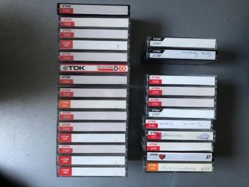 26 TDK D cassettebandjes beschikbaar voor biedingen