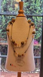 7 longs colliers à perles, Comme neuf, Vert, Synthétique, Enlèvement ou Envoi