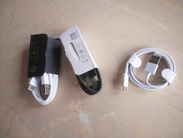 Câble USB C ou micro data, 1 mètre