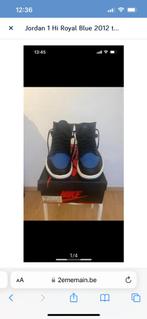 Jordan 1 Hi Retro Royal blue taille 9us/42,5, Sneakers, Jordan, Ophalen of Verzenden, Zo goed als nieuw