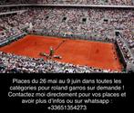 Places Roland Garros 2024, Tickets & Billets, Trois personnes ou plus, Juin