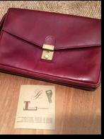 Pochette en cuir bordeaux, Ophalen of Verzenden, Zo goed als nieuw