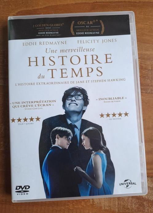 Une merveilleuse histoire du temps - James Marsh, Cd's en Dvd's, Dvd's | Drama, Gebruikt, Waargebeurd drama, Ophalen of Verzenden