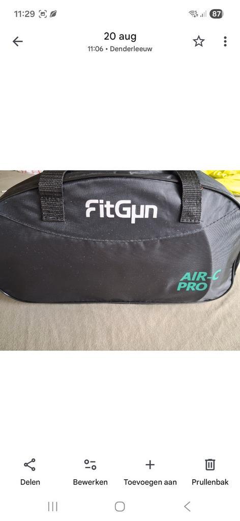Fitgun Air-C Pro, Sport en Fitness, Massageproducten, Apparaat, Ophalen of Verzenden