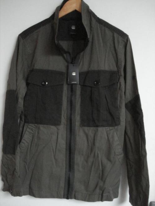 G-Star Raw Type C Utility Tone-Mix Overshirt maat M Medium, Kleding | Heren, Jassen | Zomer, Nieuw, Maat 48/50 (M), Groen, Verzenden