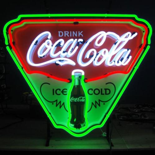 Coca cola neon en veel andere mooie decoratie neons cafe bar, Collections, Marques & Objets publicitaires, Neuf, Table lumineuse ou lampe (néon)