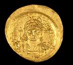 AV solidus - Keizer Justinianus (527-565) - Byzantijnse rijk, Goud, Ophalen of Verzenden, Losse munt