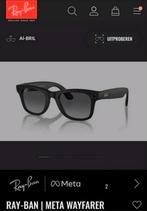 Meta Ray-Ban Wayfarer, Handtassen en Accessoires, Zonnebrillen en Brillen | Heren, Ophalen of Verzenden, Zwart, Bril, Ray-Ban